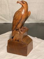 Figurine d'aigle sculptée à la main-1930- Brienz