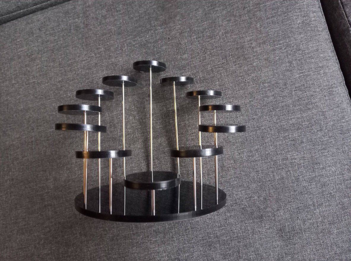 Portagioie: 2x Schmuckständer, Schmuckpräsenter - Présentoir de bijoux – Nuovo e nell'imballaggio originale da Lausanne venduto da novastoris 4
