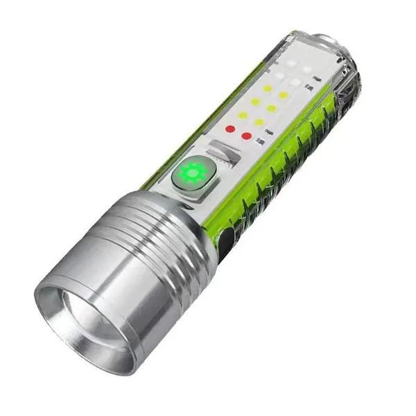 Wiederaufladbare Taschenlampe Mit Sternenhut – Hochleistungs-Mini-Lampe, Wasserfest, Für Camping, Astronomie & Bau