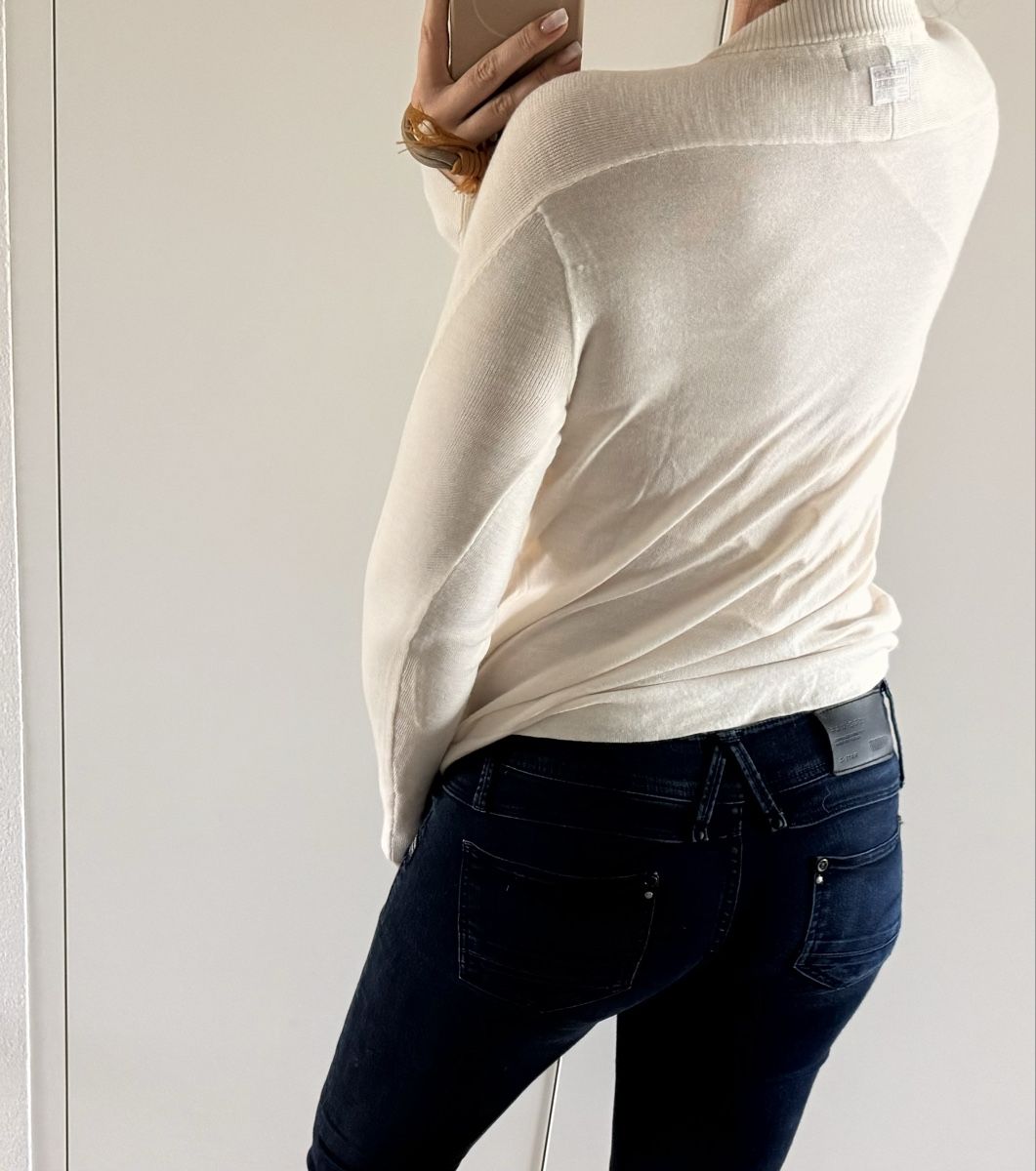 G-Star Pullover & Sweatshirts: Pullover G-Star M Creme leichter Strickpullover Herren Damen – Gebraucht aus Staad SG von Chirrari 2