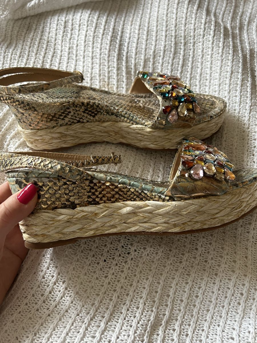 Scarpe da donna: Sandalette Almy y Pena, Gr 38 – Usato da Ruvigliana venduto da princesse10