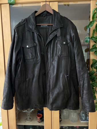 Herrenjacke / Wildlederjacke Gr. 56 / XL