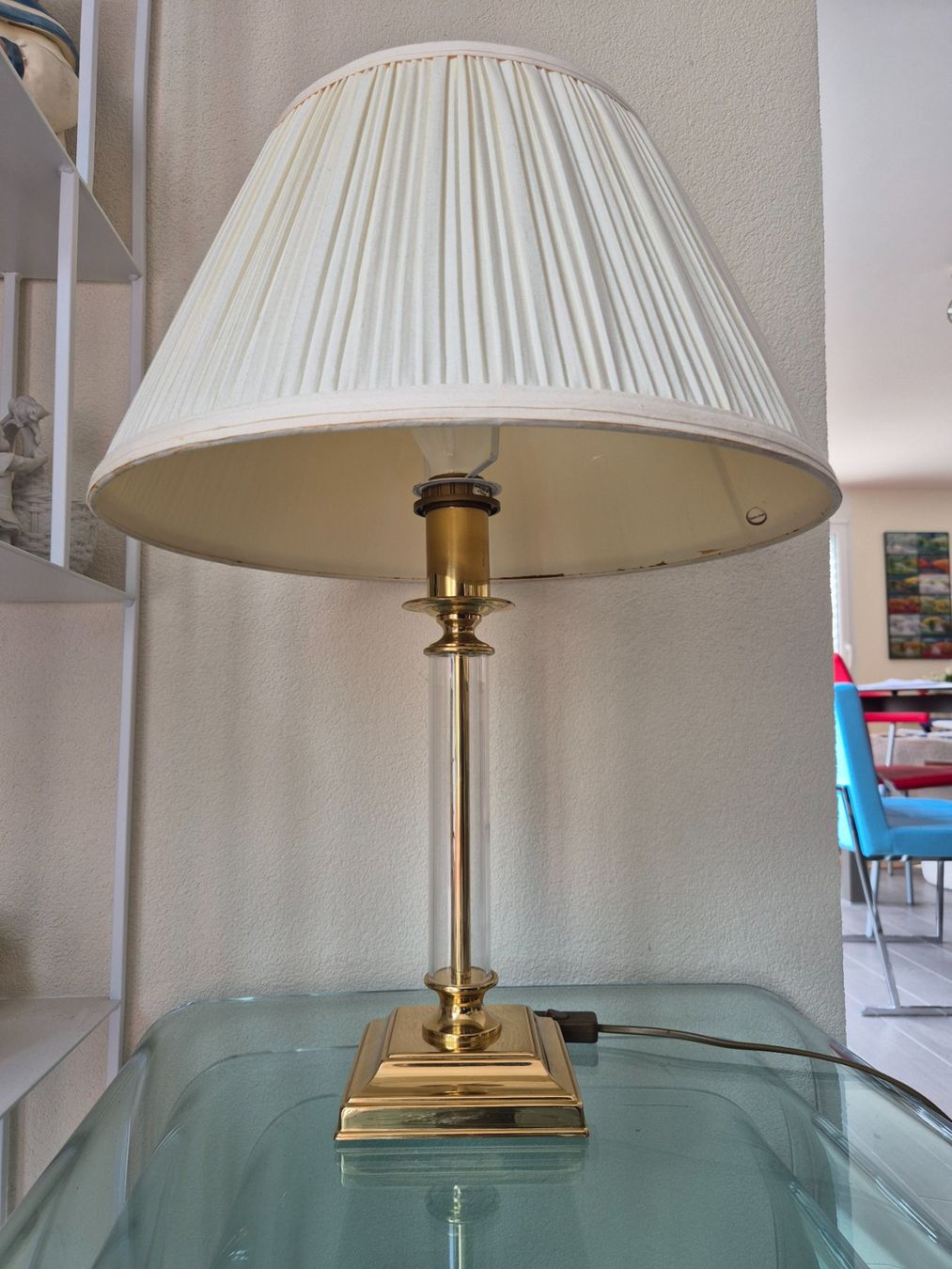 Lampade: Lampe de table élégante, vintage dorée – Usato da Fully venduto da tameab