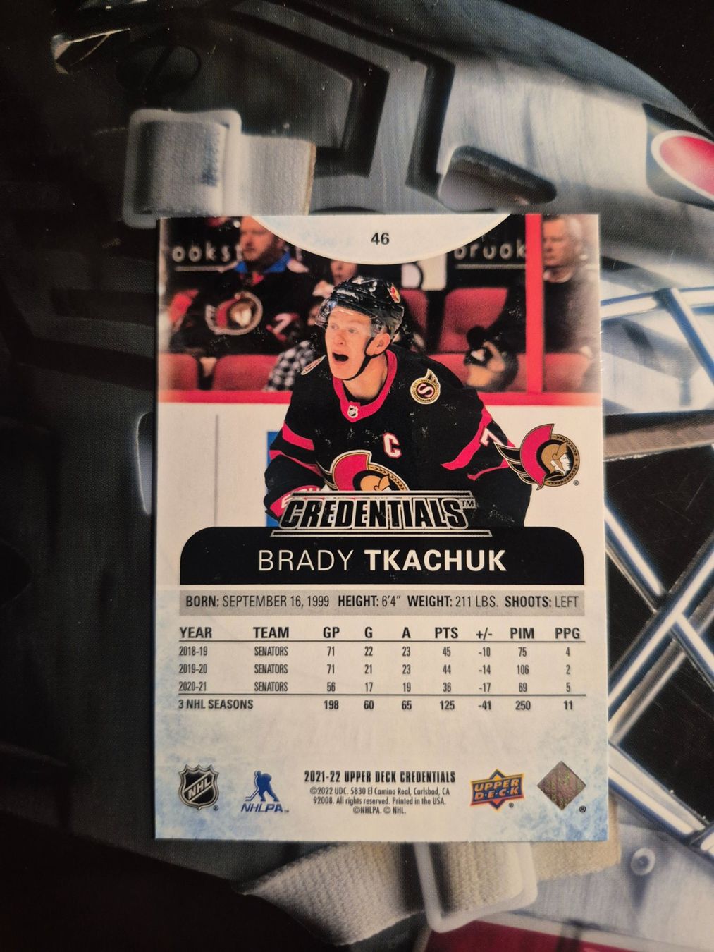NHL Carte collezionabili: NHL Brady Tkachuk Ottawa Senators – Usato da Treiten venduto da Sauber73 1