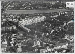 Flugaufnahme - Basel mit Bürgerspital