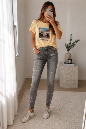 Designer Set Gr. 36 | Liu Jo Jeans & Zadig & Voltaire Shirt