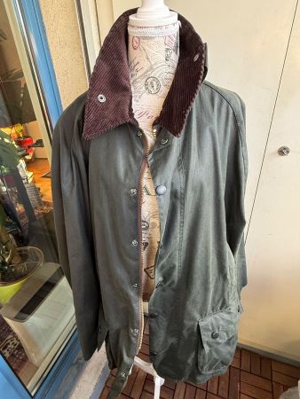 Barbour Beaufort Wachsjacke Unisex in Sage (Grün)