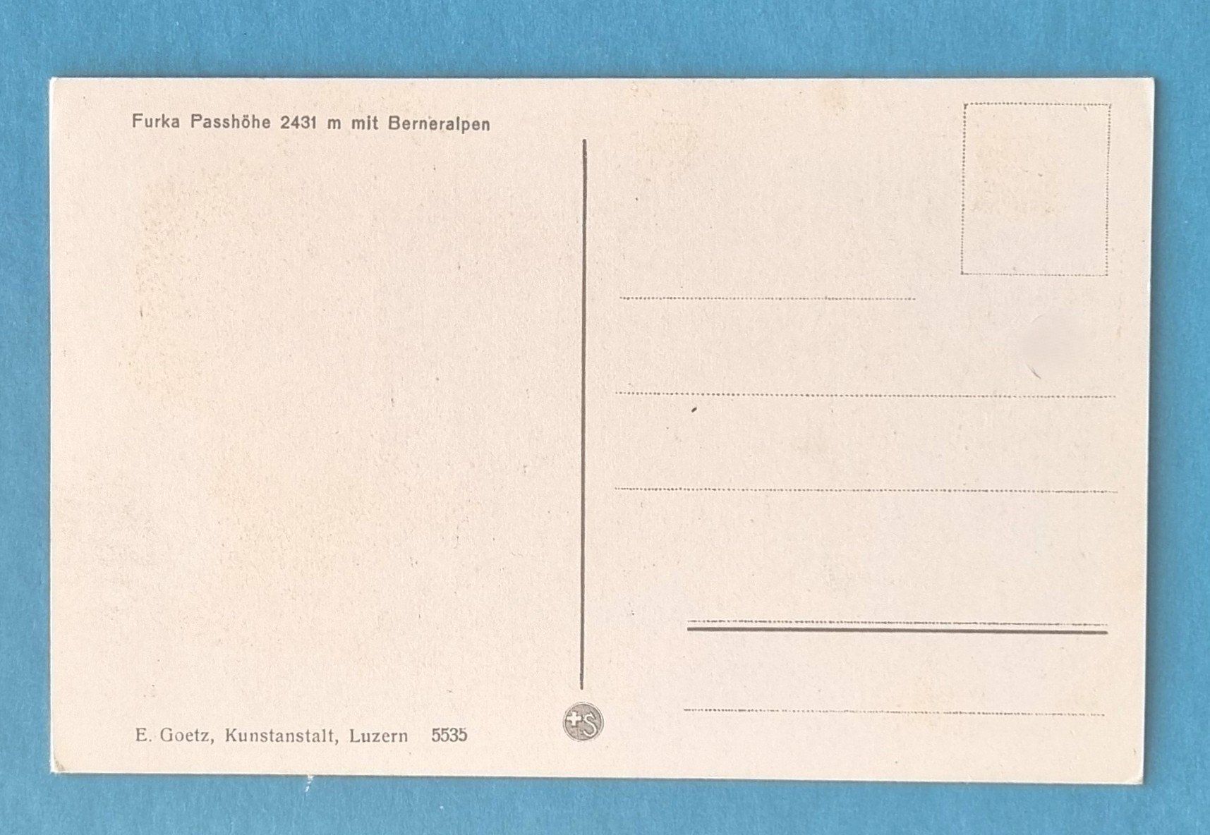 Cartoline postali: Furka - Passhöhe - Postauto auf der Passtrasse – Usato da Rothrist venduto da RROENK 1
