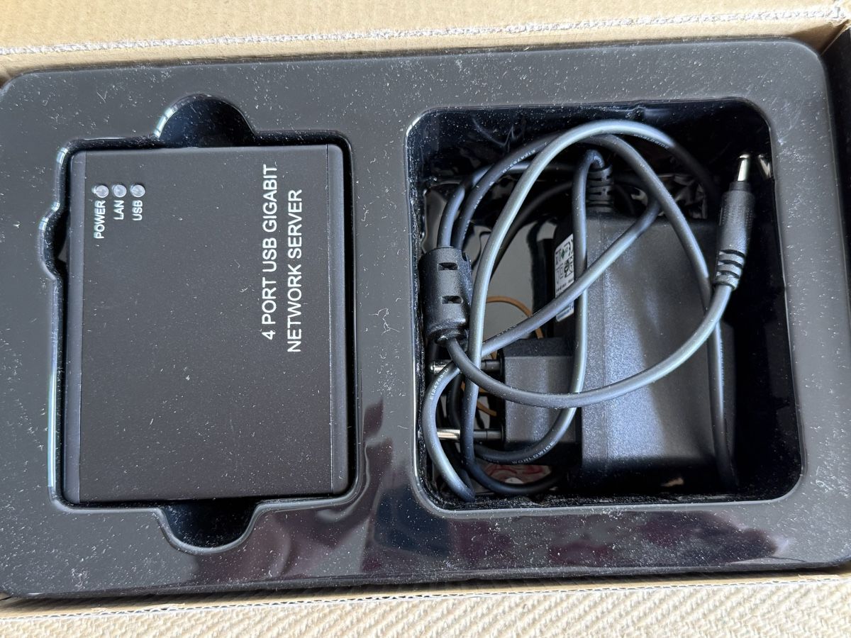 Hub & Switch: Maxxtro Gigabit USB Server 4-Port  – Usato da Konolfingen venduto da petzipetz 2