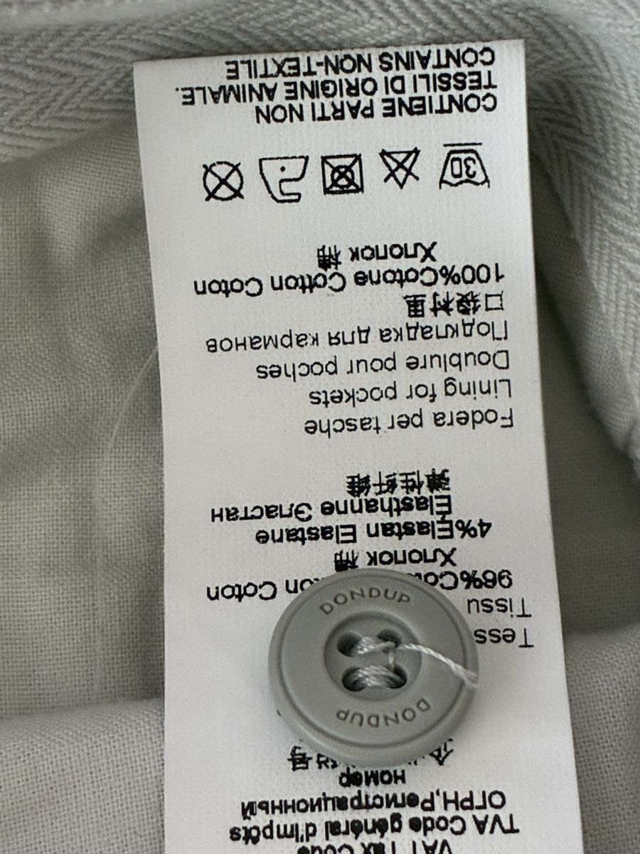 Dondup Pantaloni: Dondup Chinohose grau – Usato da Wangen SZ venduto da el_paso08 3