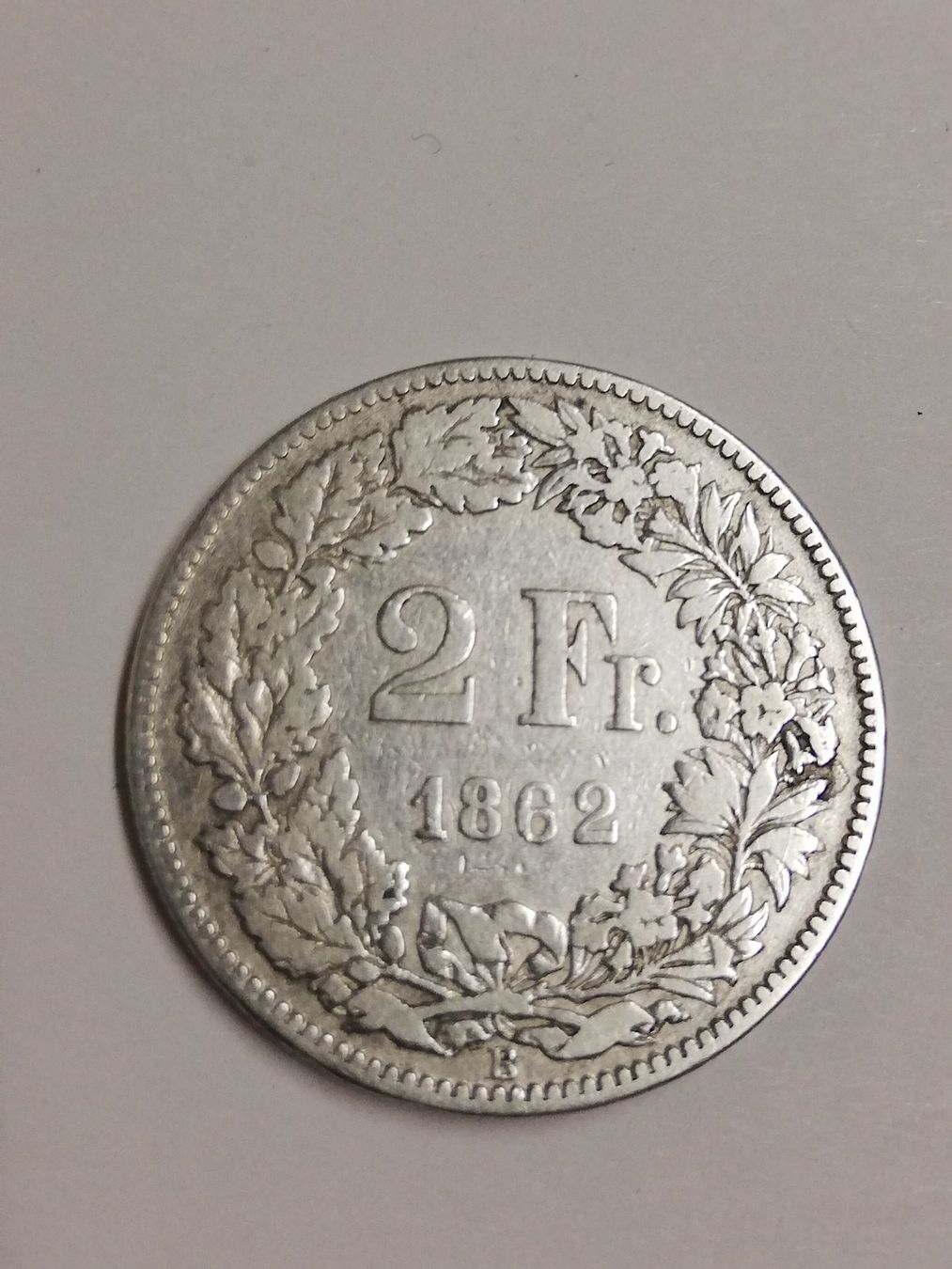Tutti le monete: 2 Francs 1862  / 2 Franken 1862 – Usato da Tavannes venduto da valda