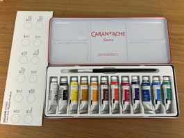 Caran d’Ache Gouache Studio 12er Set Tuben