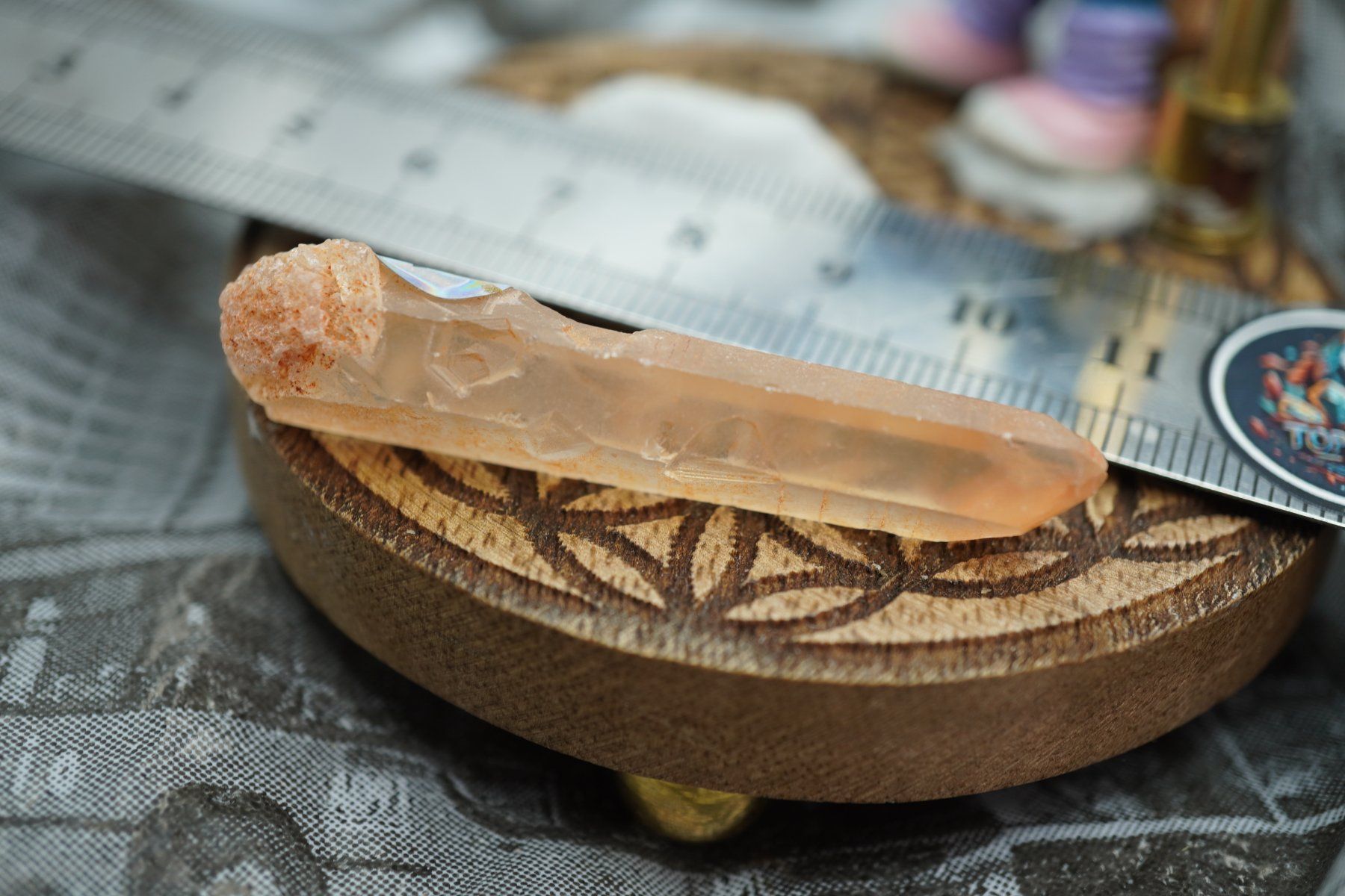 Minerali & Pietre curative: Roter Lemurian Quarz Topstone ab 1.- – Nuovo e nell'imballaggio originale da Eschenbach SG venduto da topstone 6
