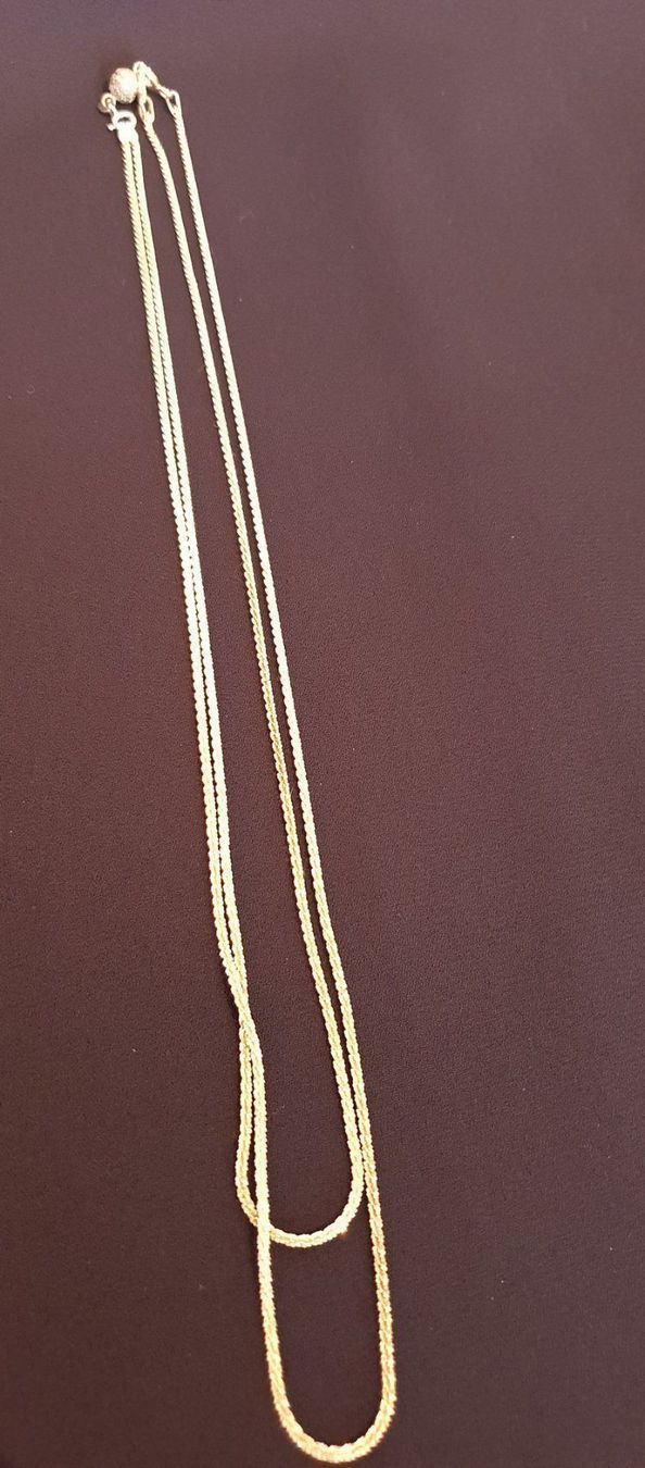 Catenine: Zwei schlichte Silberketten – Nuovo (secondo la descrizione) da Gutenswil venduto da PrestigeOne