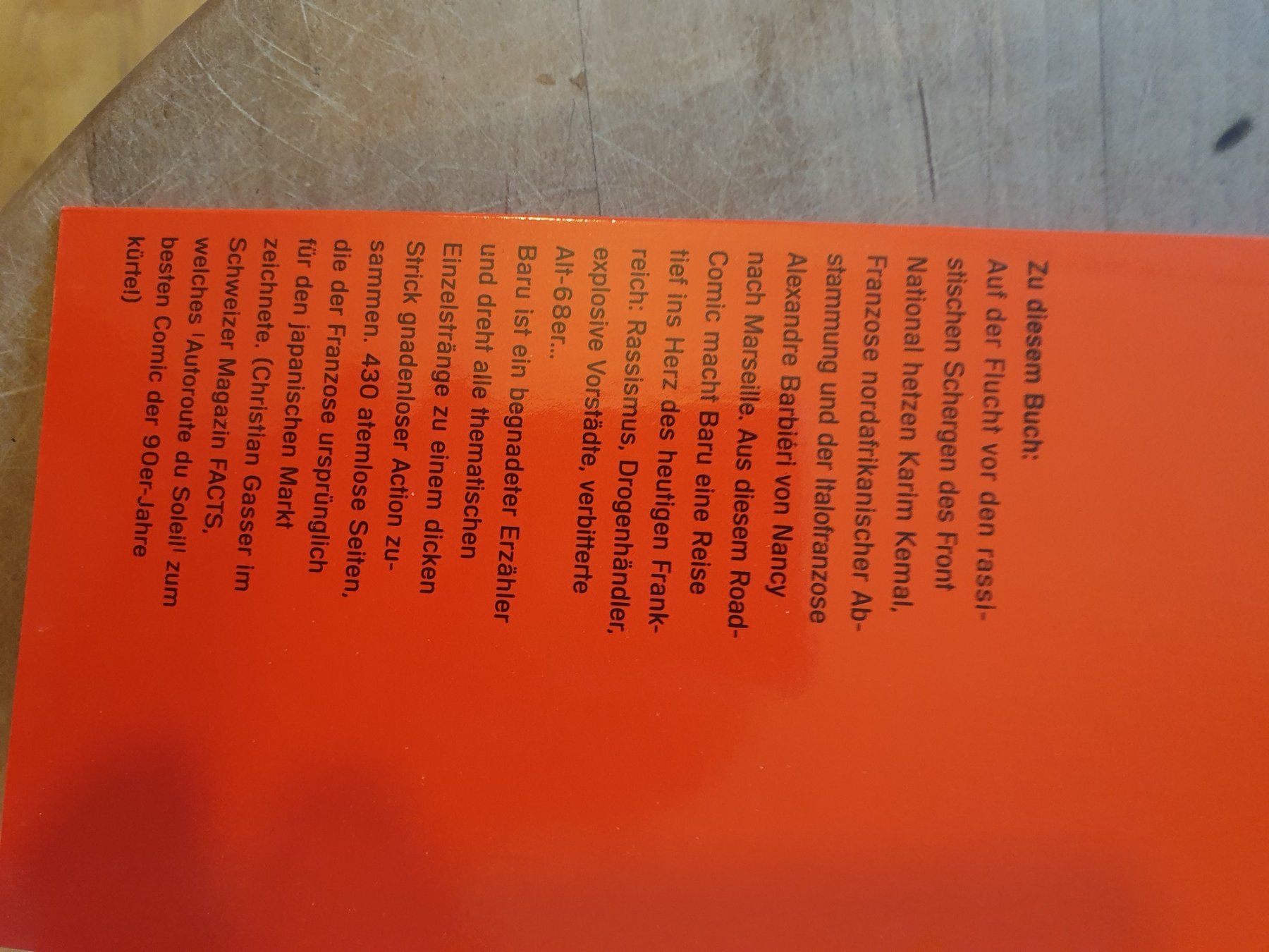 Libri: Baru - Autorute du Soleil – Usato da Zürich venduto da loosebone 1