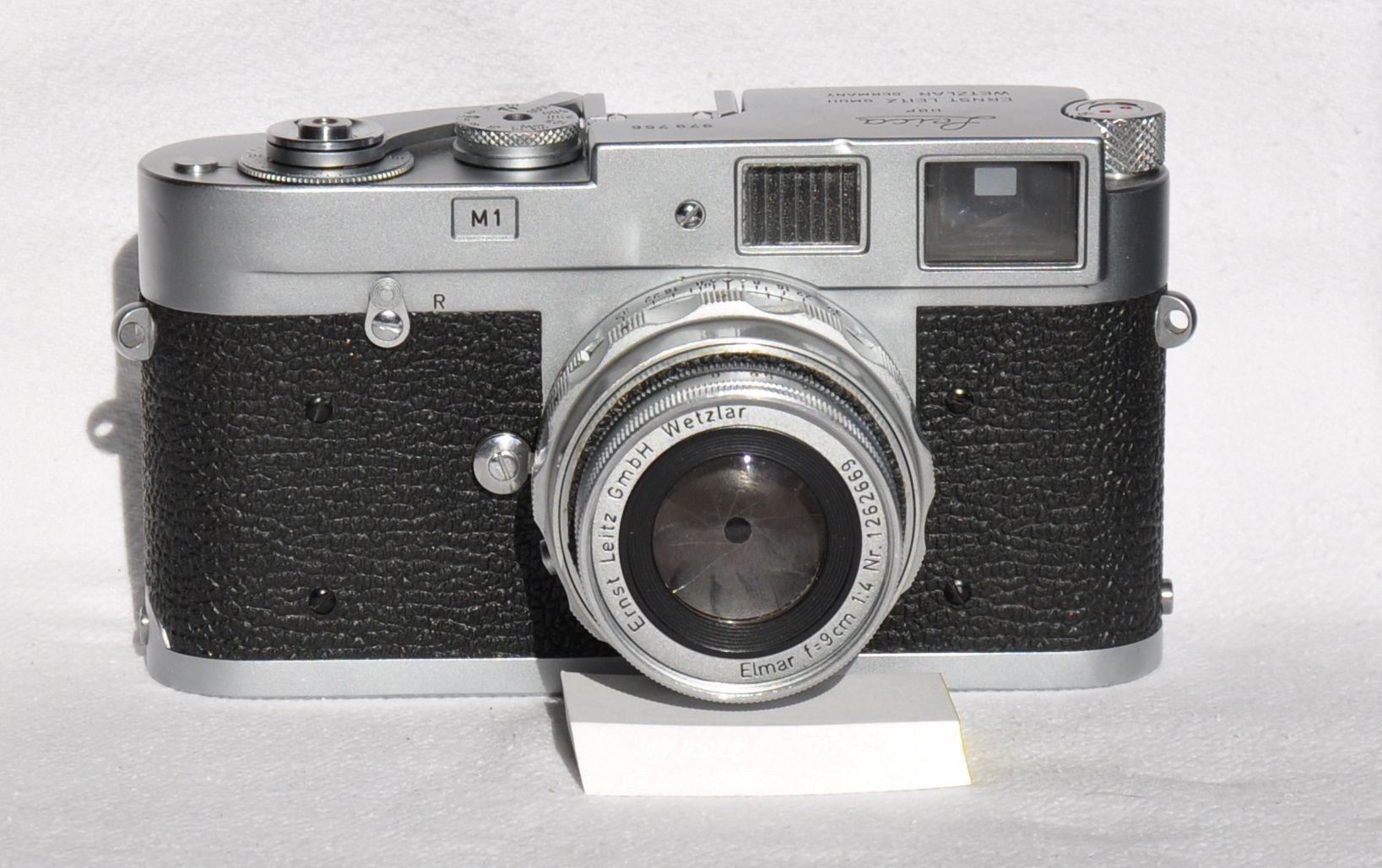 Leica Fotocamera: Leica M1 Kamera mit Leitz Objektiv – Usato da Heerbrugg venduto da Ciashop