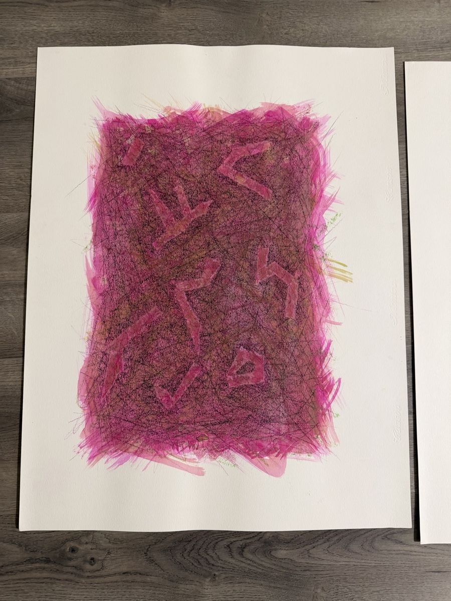 Dipinti: Abstrakte Kunst auf Papier - Original - Unikat – Usato da Gunten venduto da starfish3 1