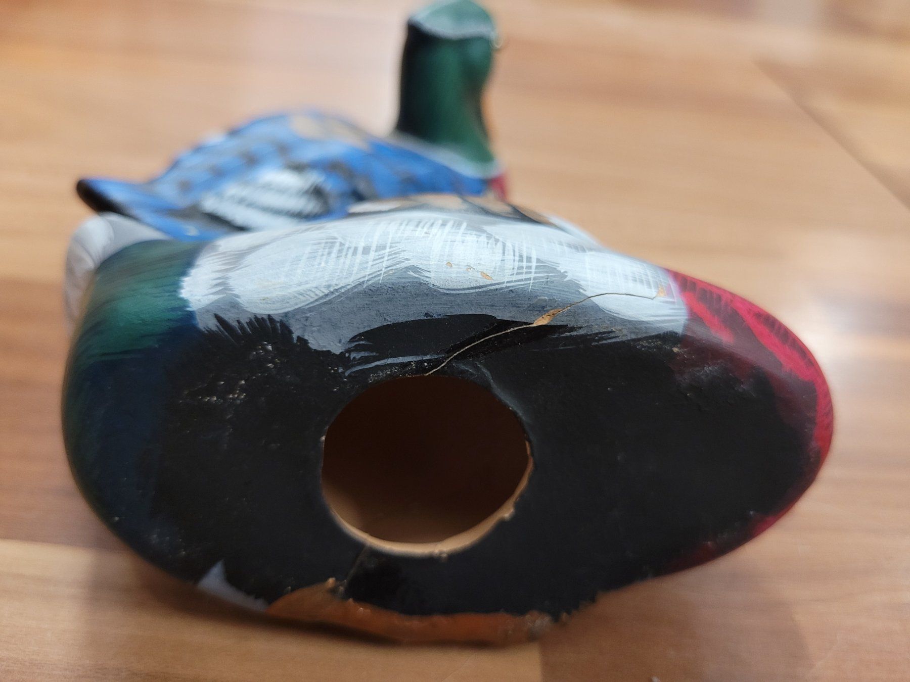 Statuette: 2 bunte Enten aus Keramik L10 – Usato da Schwarzenburg venduto da Flamingo07 2