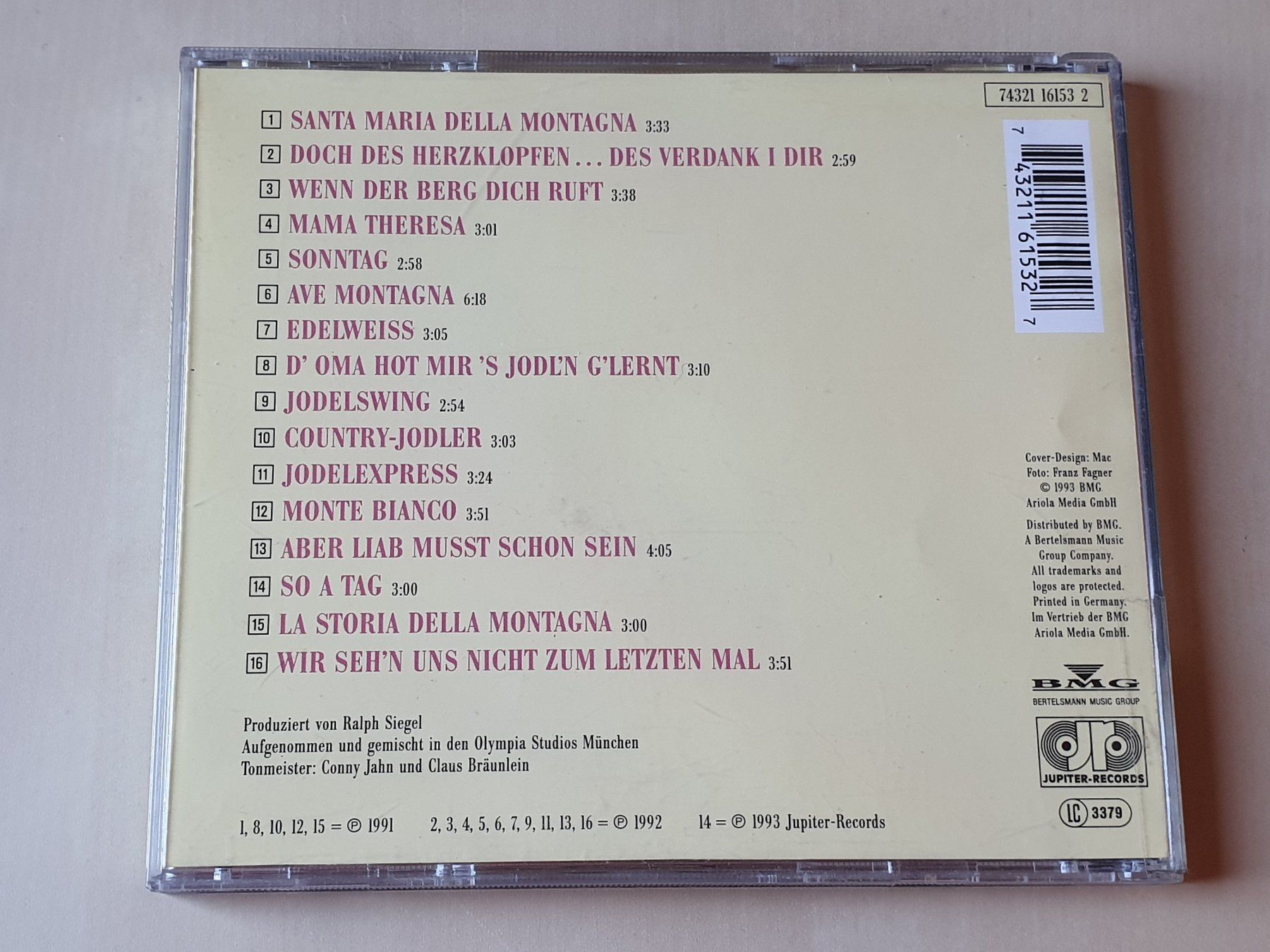 CD: Angela Wiedl Meine schönsten Lieder – Usato da Stansstad venduto da collectorsshop 1