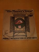 "His Master's Voice" Grammophon Schallplatte Rarität!