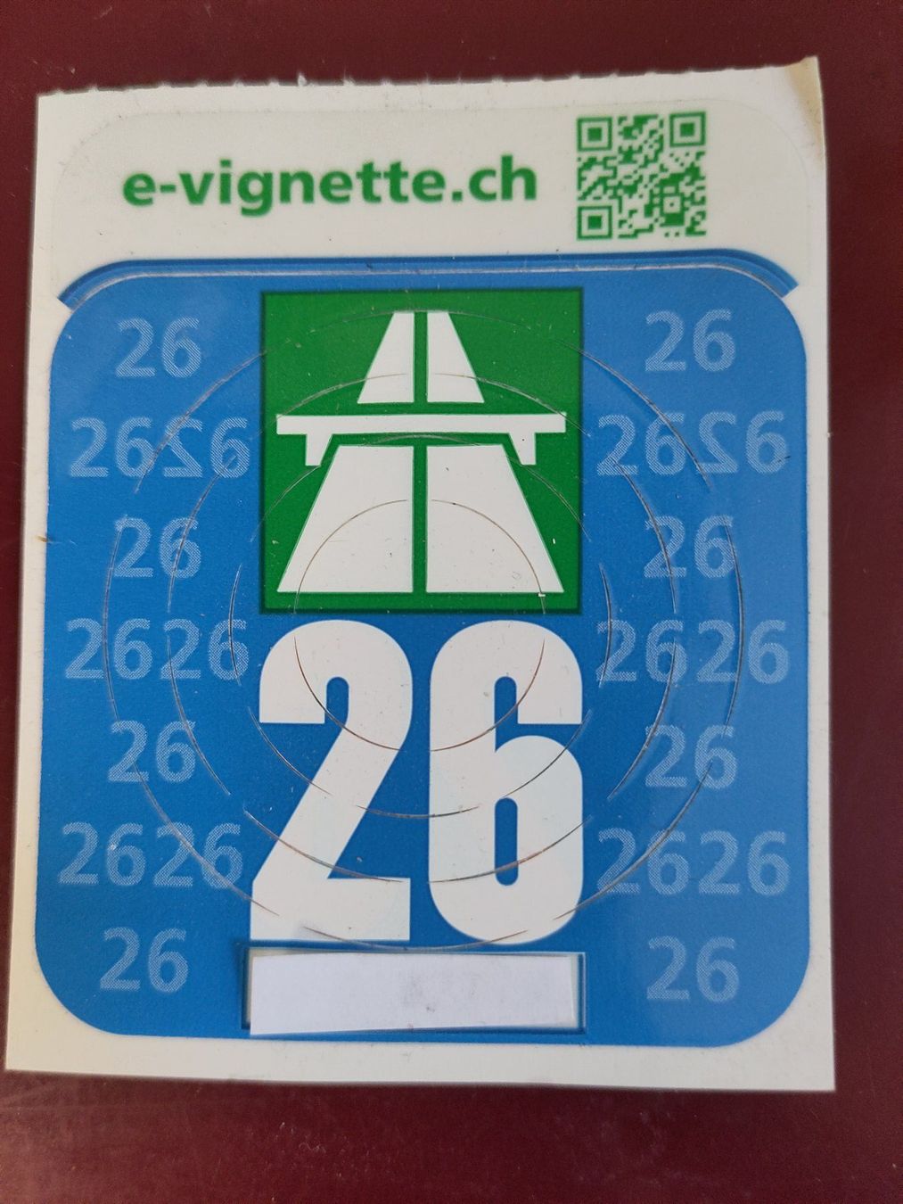 Vignette autostradali: Autogahnvignette 2026 (Versand Gratis) – Nuovo e nell'imballaggio originale da Zürich venduto da Gmeindi0
