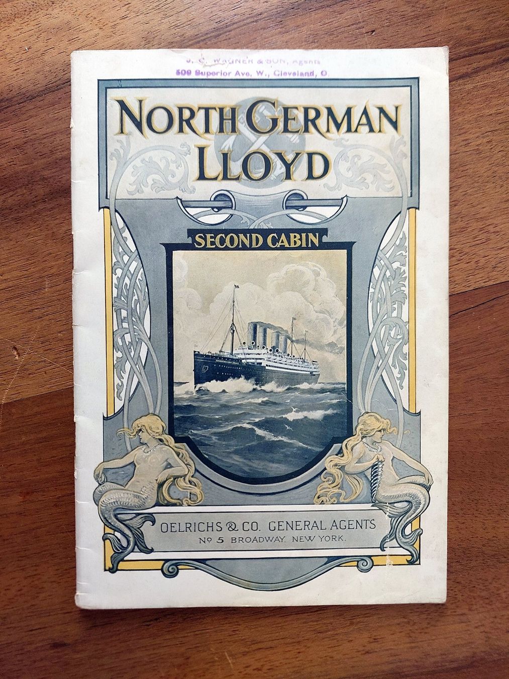 Bücher: North German Lloyd - Schiffsprospekt - Second Cabin – Gebraucht aus Schönenwerd von Steidi