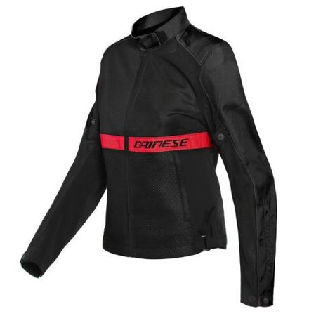 Dainese Damen Jacke TEX RIBELLE AIR - schwarz-rot (Gröss...