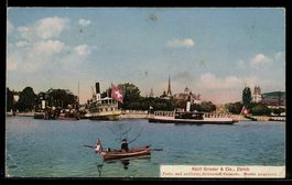 Zürich, Landungssteg an der Bahnhofstra