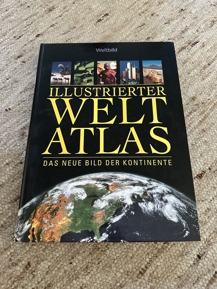 Libri: Illustrierter Welt Atlas Buch – Usato da Grüningen venduto da DomegaStore