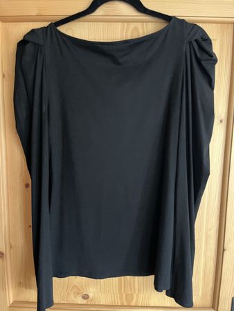 Dorothee Schumacher Damenshirt Puffärmel schwarz Gr. S