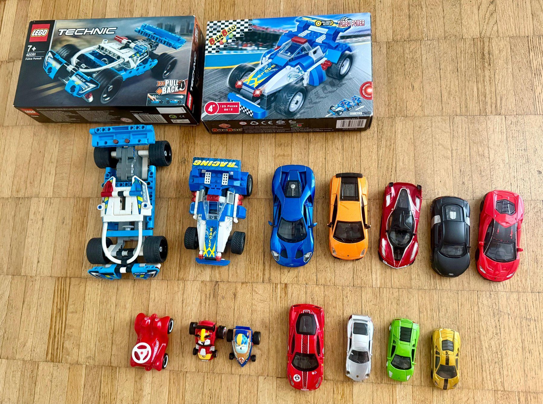 Lego Giocattoli: Lego Technik Polizei+Banbao Turbo Eagle & versch. Autos – Usato da Zürich venduto da giovannisp