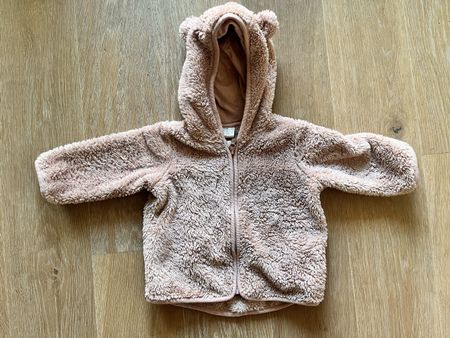Baby Fleecejacke H&M altrosa Grösse 68