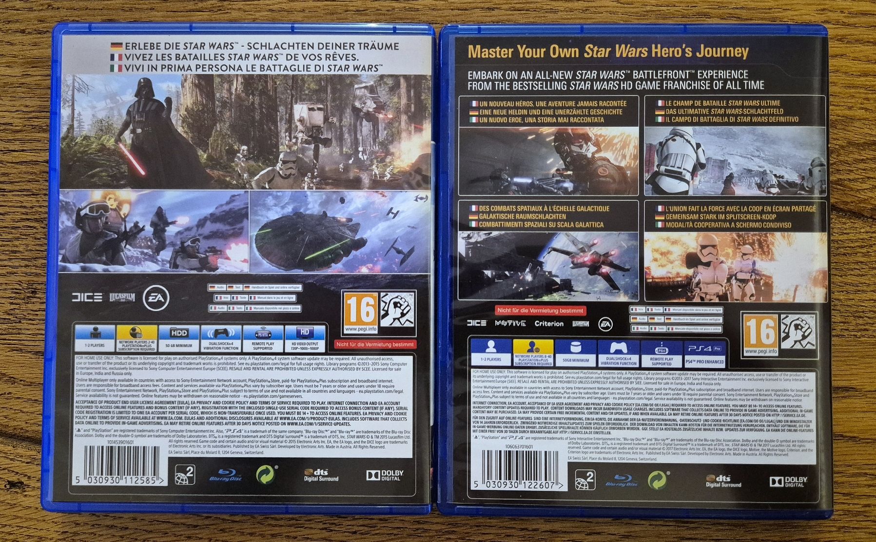 Giochi: Star Wars Battlefront 1 & 2 - PS4 – Nuovo (secondo la descrizione) da Au SG venduto da KonsoleWerk 1