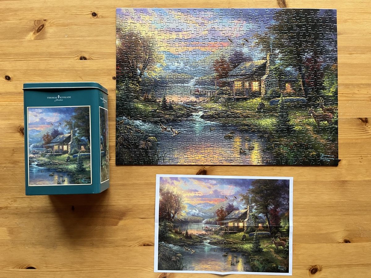 Puzzle: Schmidt Puzzle 500 Teile Thomas Kinkade – Usato da Zürich venduto da Gurkis