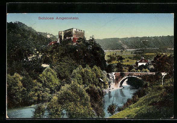 Cartes postales: Angenstein, Schloss Angenstein mit Brüc – D'occasion à Berlin par bartko-reher