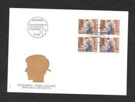 FDC Nr. 852 Viererblock Schreiner ET Bern 5.7.1994