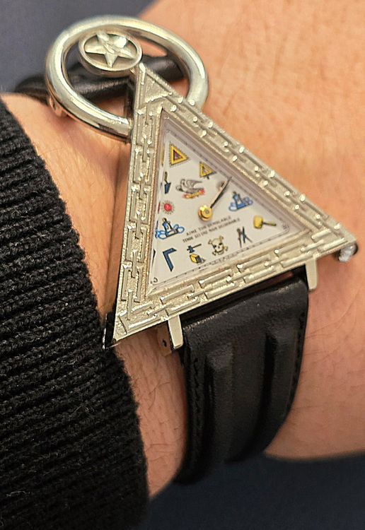 FREIMAURER MASONIC UHR MEGA RAR MECHANISCH (Gebraucht) in Goldach für ...