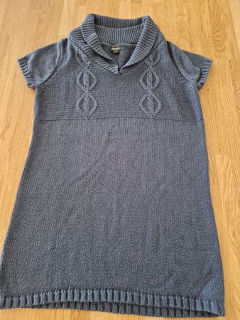 Strickkleid Esmara kurzarm blau Grösse 44/46