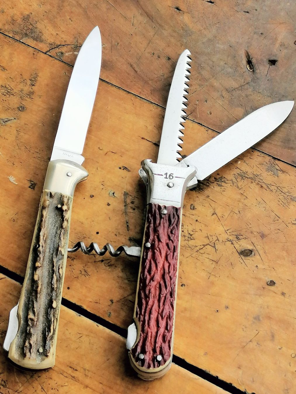 Coltelli tascabile: KLAPPMESSER ALT ZWEI STÜCK – Nuovo (secondo la descrizione) da Maschwanden venduto da OliverM05
