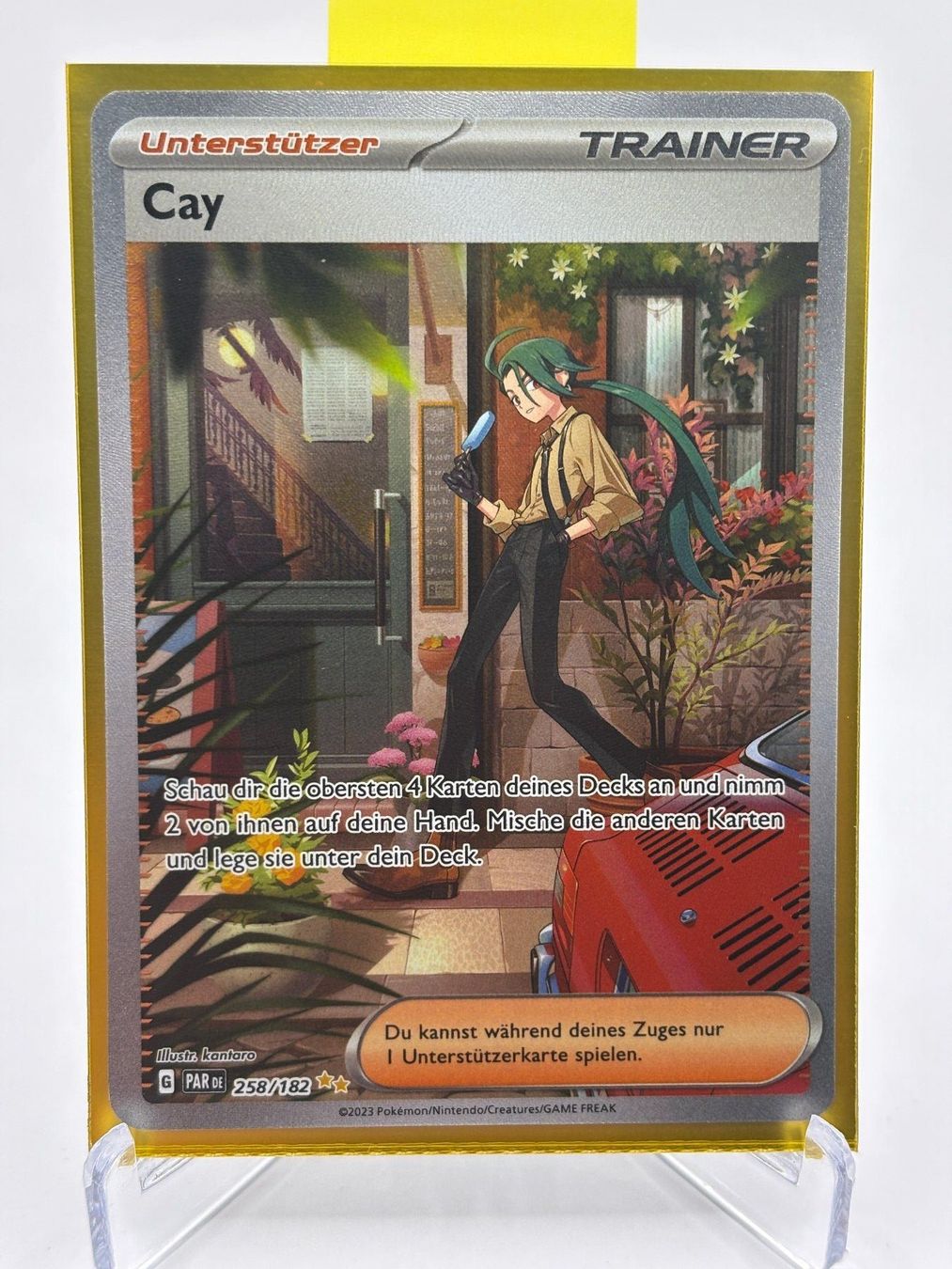 Pokémon Carte collezionabili: Paradoxrift - Cay  (PAR 258) - DE – Nuovo (secondo la descrizione) da Allschwil venduto da Bullach