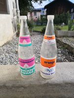 2x Flaschen "HENNIEZ SANTÉ" ~80er Jahre