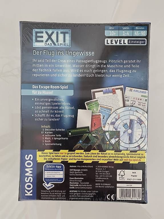 Jeux: EXIT das Spiel, neu – Neuf avec emballage d'origine à Frauenfeld par nhn_j68w 2