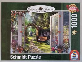 Puzzle "Blick in den verwunschenen Garten" 1000 Teile
