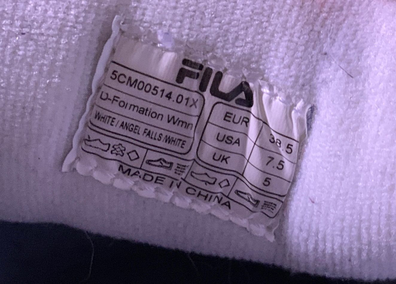 Fila Scarpe da uomo: FILA DAMEN-SCHNÜRSNEAKER Gr. 38,5 – Usato da Steinebrunn venduto da Littlebird1 2