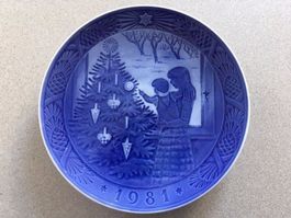 Royal Copenhagen Weihnachtsteller 1981