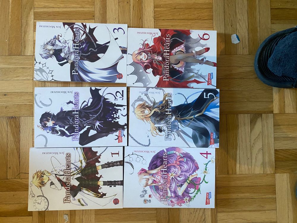 Fumetti: Manga pandora hearts 1-6 – Usato da Wittenbach venduto da dan_9tkk