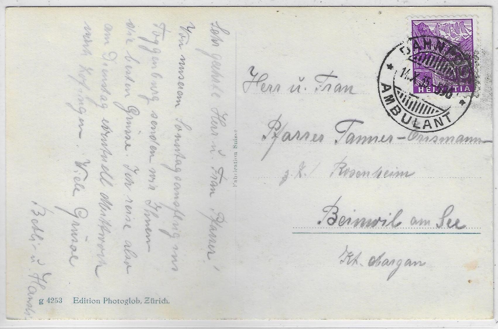 Cartoline postali: Neu St. Johann mit Säntis – Usato da Ettingen venduto da Kartenplanet 1