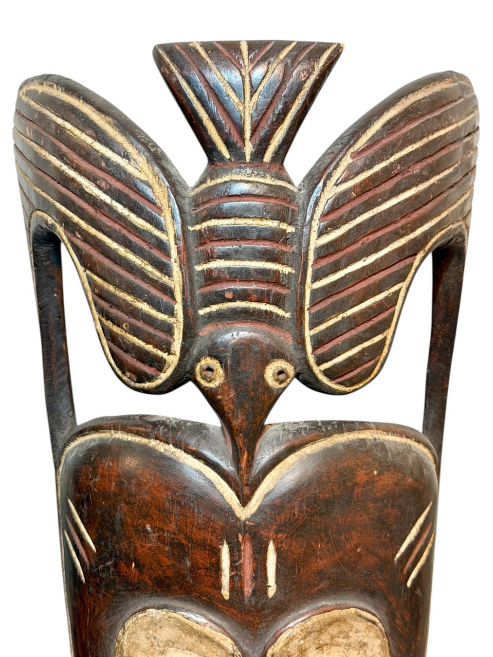 Internationale Kunst: Grand masque africain Yoruba authentique, Nigeria – Gebraucht aus Morges von vintix 3