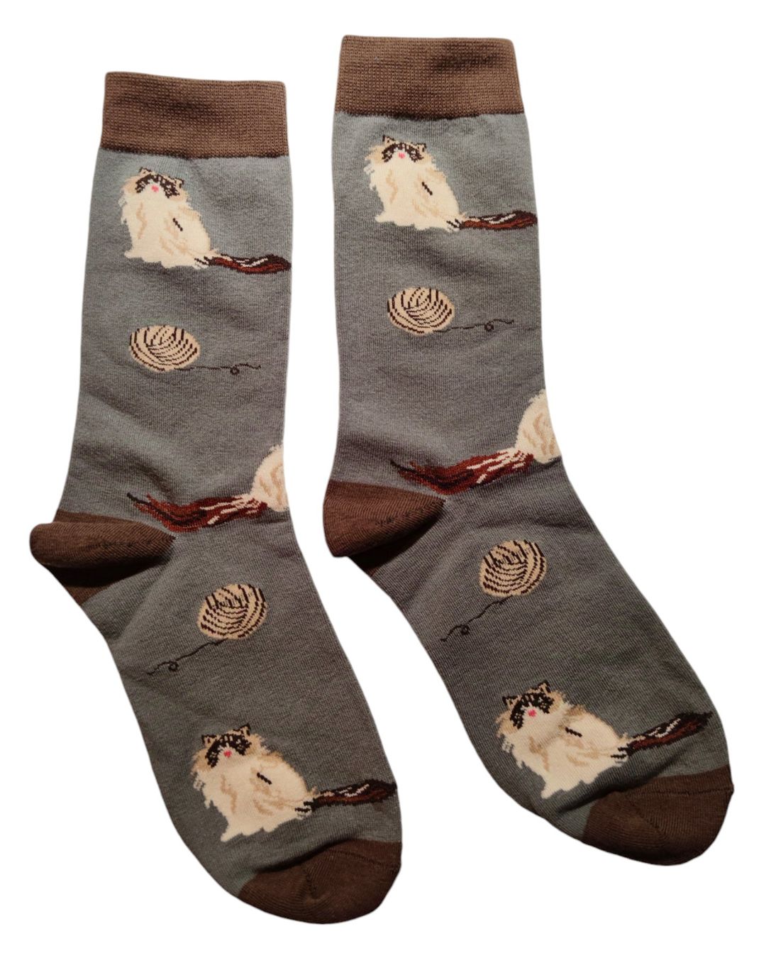 Calze: Socken Katzen / Cats / Wollknäuel – Nuovo e nell'imballaggio originale da Zürich venduto da amysmith