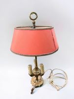 Florentinische Tischlampe vintage 40ern, Messing Lampe
